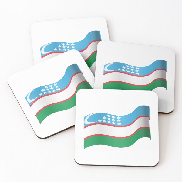 Item preview, Uzbekistan Flag designed and sold by HarveyHandcraftsandDesigns.