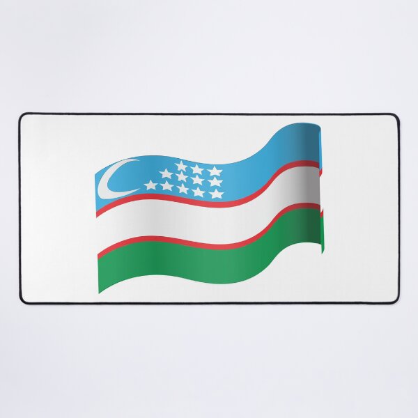Item preview, Uzbekistan Flag designed and sold by HarveyHandcraftsandDesigns.