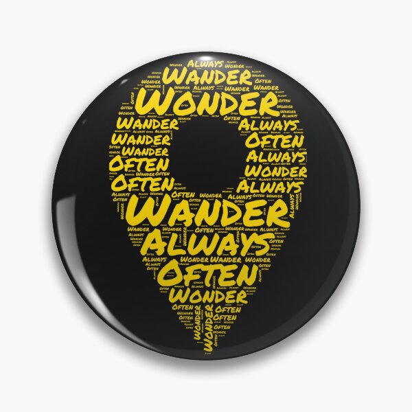 Item preview, Wander Often, Wonder Always Humor Gifts Tshirt for ADHD Travellers  designed and sold by Printek.