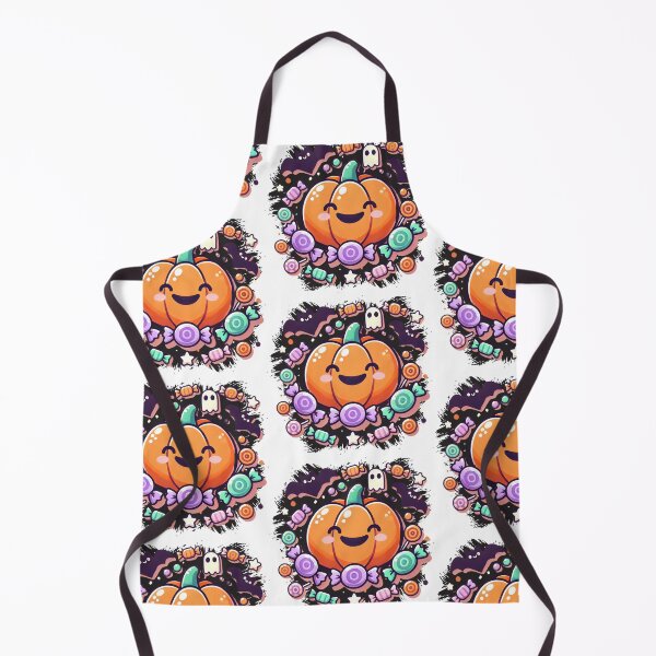 Item preview, Cute Halloween Pumpkin Surrounded by Candies and Bats designed and sold by PrismWild.