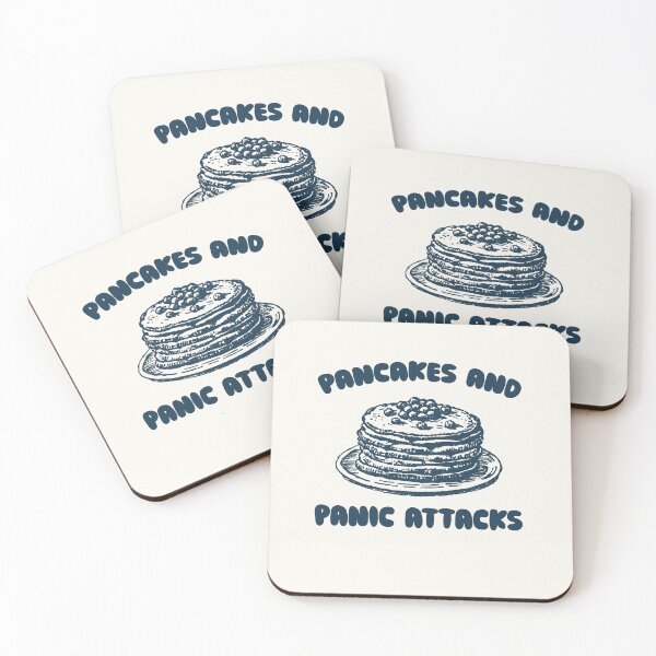 Item preview, Pancakes and Panic Attacks Vintage Style Shirt, Retro Cartoon T Shirt, Weird T Shirt, Meme T Shirt, Silly designed and sold by samidsou.