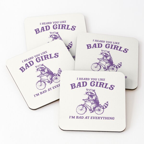Item preview, I Heard You Like Bad Girls, I Am Bad At Everything Vintage Style Shirt, Retro Cartoon T Shirt, Weird T Shirt, Meme T Shirt, Trash Panda designed and sold by samidsou.