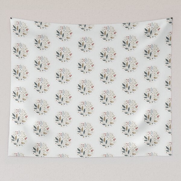 Item preview, Winter Botanical Pattern designed and sold by SipandStan.