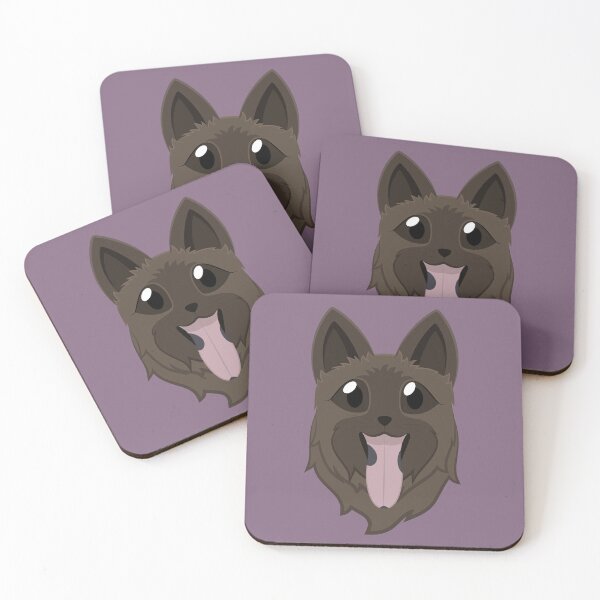 Item preview, Illustration of brown Eurasier dog face designed and sold by Knytt.