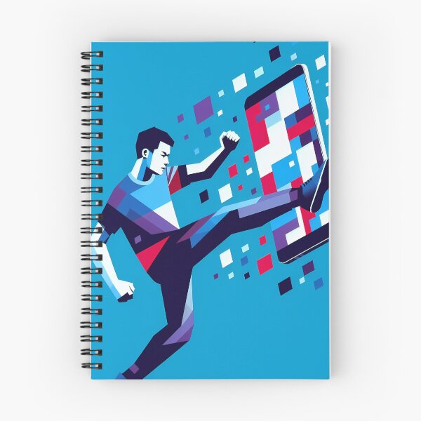 Item preview, Karateka going through a smartphone 22 designed and sold by P2Genies.