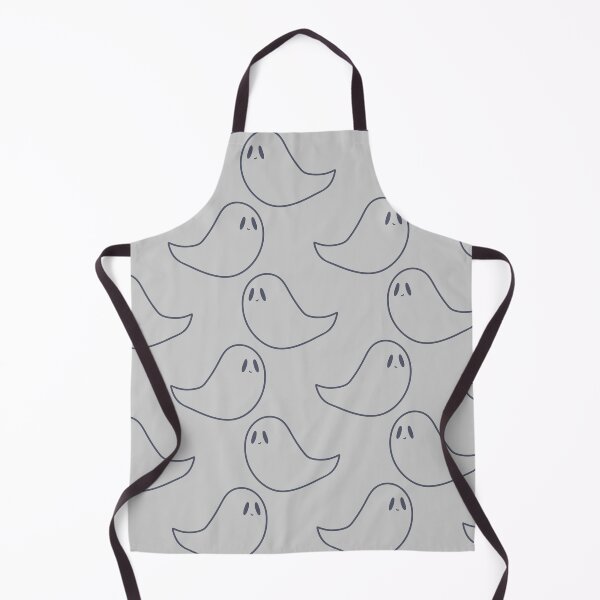 Item preview, Cute Dancing Ghost Pattern Grey designed and sold by The Innocent Ghost Project.