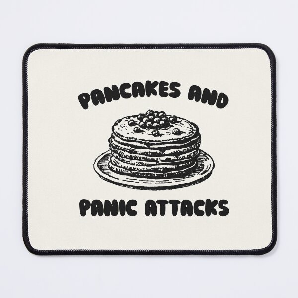 Item preview, Pancakes and Panic Attacks Vintage Style Shirt, Retro Cartoon T Shirt, Weird T Shirt, Meme T Shirt, Silly designed and sold by samidsou.