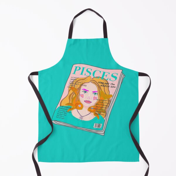 Item preview, Pisces Zodiac Magazine Art – Fashionable Horoscope Illustration designed and sold by Stevie-Please.