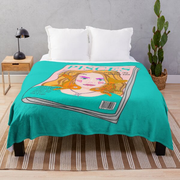 Item preview, Pisces Zodiac Magazine Art – Fashionable Horoscope Illustration designed and sold by Stevie-Please.