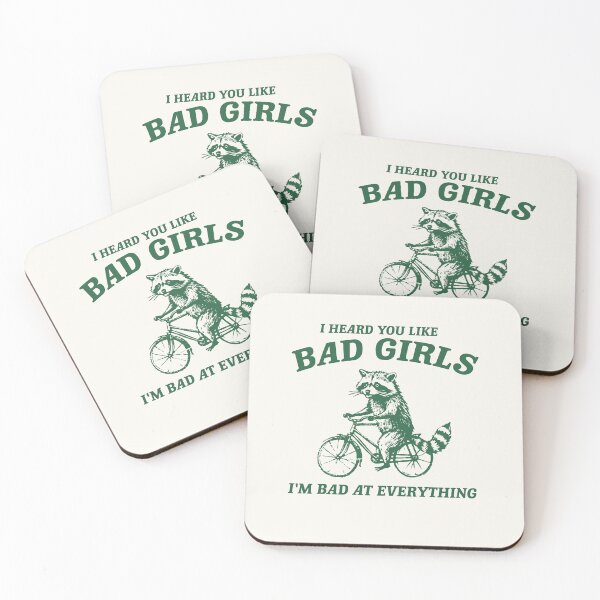 Item preview, I Heard You Like Bad Girls, I Am Bad At Everything Vintage Style Shirt, Retro Cartoon T Shirt, Weird T Shirt, Meme T Shirt, Trash Panda designed and sold by samidsou.