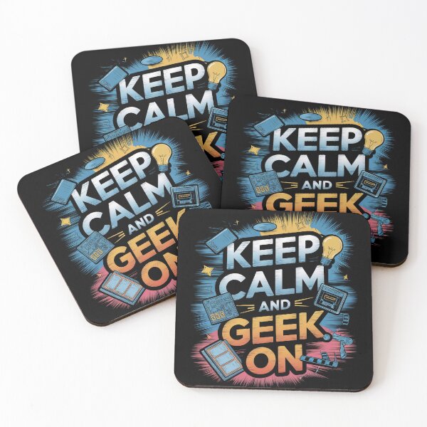Item preview, Keep calm and geek on designed and sold by Newhyperion.