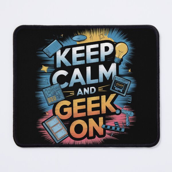 Item preview, Keep calm and geek on designed and sold by Newhyperion.