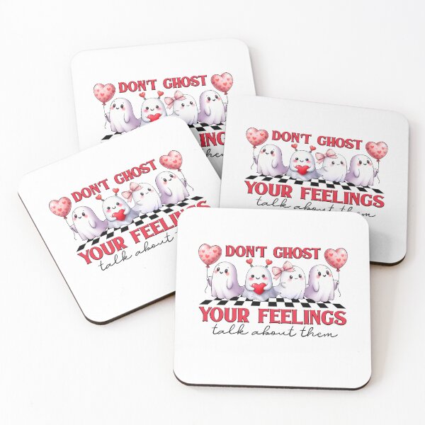 Item preview, Don't Ghost Your Feelings, Mental Health Halloween, School Psychologist,  ABA Therapist, Speech Therapy, BCBA, AAC designed and sold by behindthefacts.