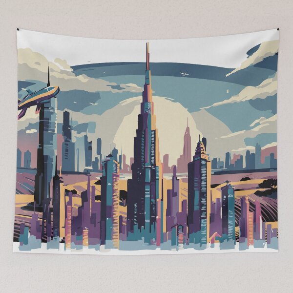 Item preview, Futuristic Skyline Dream designed and sold by V-A-H.