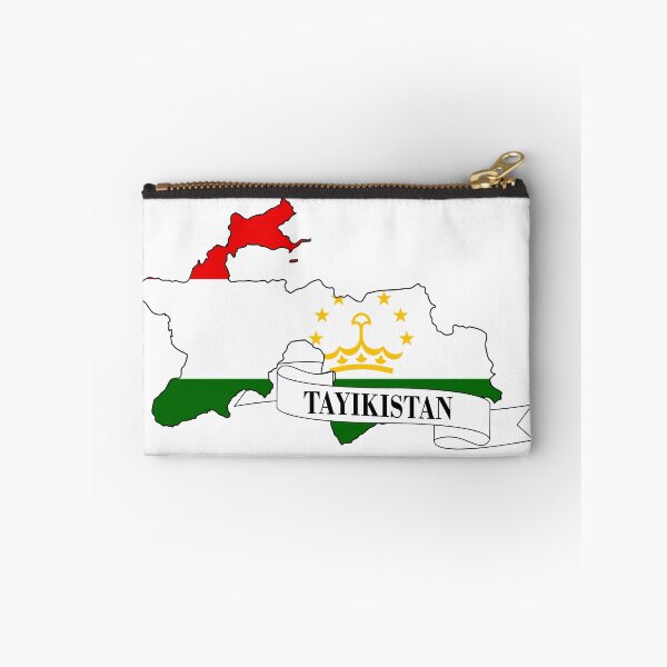 Artikelvorschau, Tadschikistan-Flaggenkarte entworfen und verkauft von visual adventures.