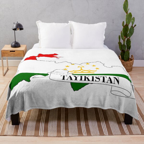 Item preview, tajikistan flag map designed and sold by visual adventures.