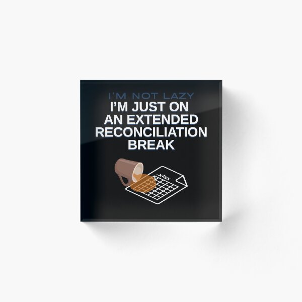 Item preview, Extended Break: Balancing Coffee Spills and Spreadsheets designed and sold by UN-FUR-GETTABLE.