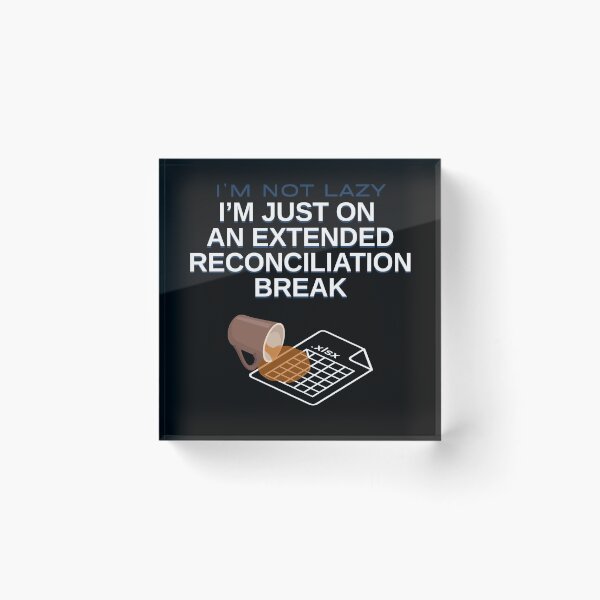 Item preview, Extended Break: Balancing Coffee Spills and Spreadsheets designed and sold by UN-FUR-GETTABLE.