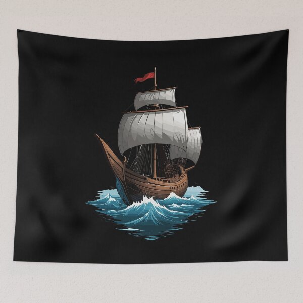 Item preview, Historical Sailing Ship Adventure Romance designed and sold by LuminOrb.