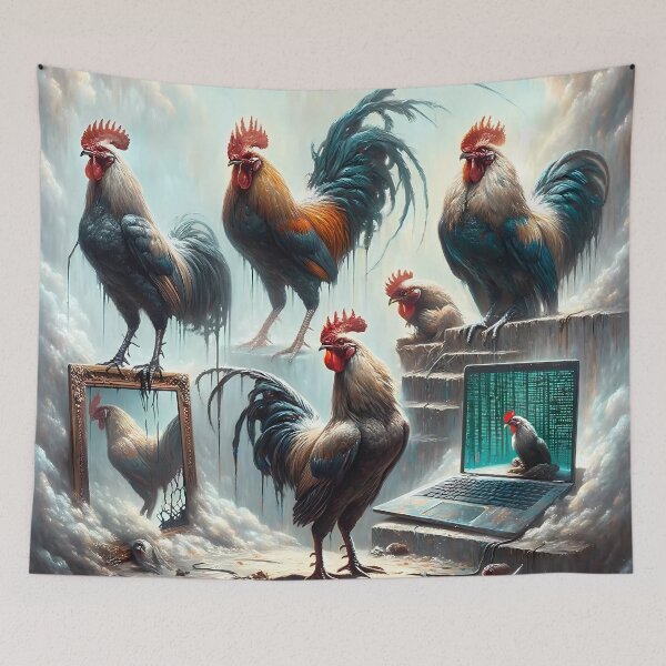 Item preview, Apocalyptic Avian Dreams designed and sold by FNORD-10111.