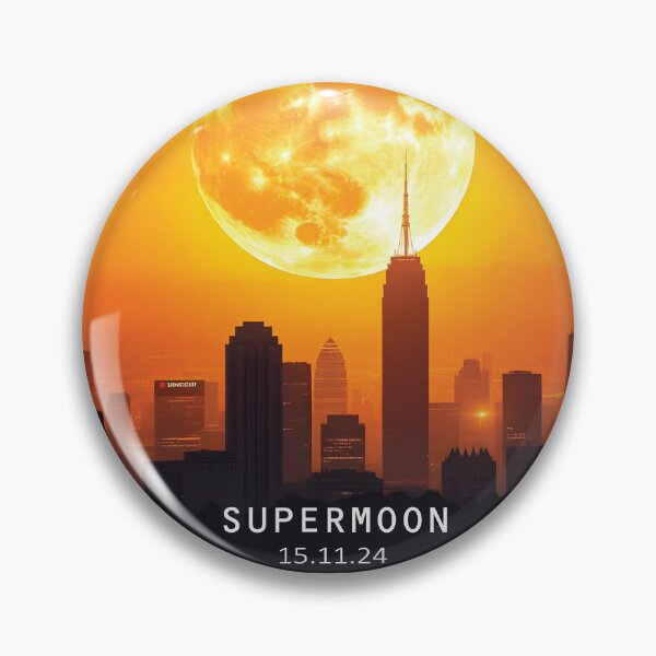 Item preview, Supermoon 15 November 2024 designed and sold by VISIONSTURME.