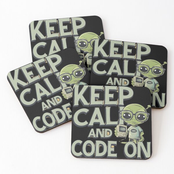 Item preview, Keep calm and code on designed and sold by Newhyperion.