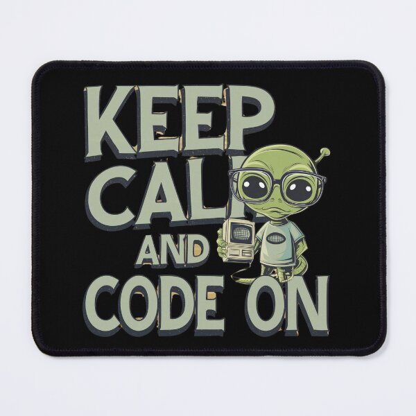 Item preview, Keep calm and code on designed and sold by Newhyperion.