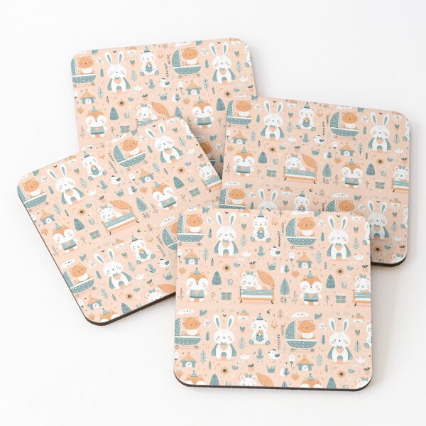 Item preview, Woodland Critters Baby Pattern - Nursery Decor designed and sold by SipandStan.