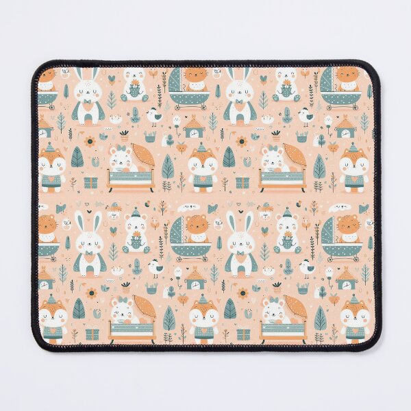 Item preview, Woodland Critters Baby Pattern - Nursery Decor designed and sold by SipandStan.