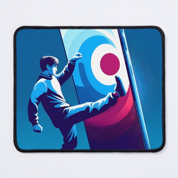 Item preview, Karateka going through a smartphone 23 designed and sold by P2Genies.