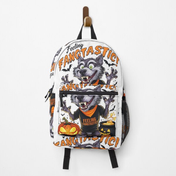 Item preview, Feeling Fangtastic – Spooky Puppy Halloween Design designed and sold by asprse.