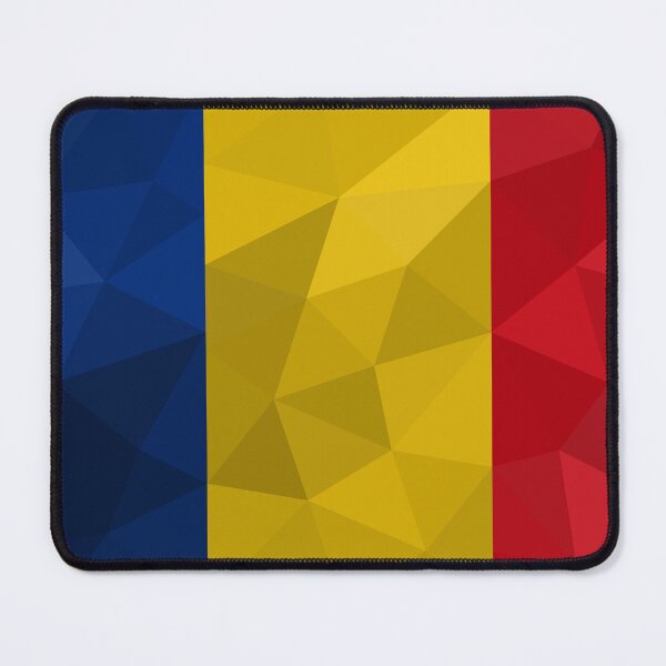 Item preview, Chad Flag Geometric Art – Bold and Modern Design designed and sold by OrangePoly.