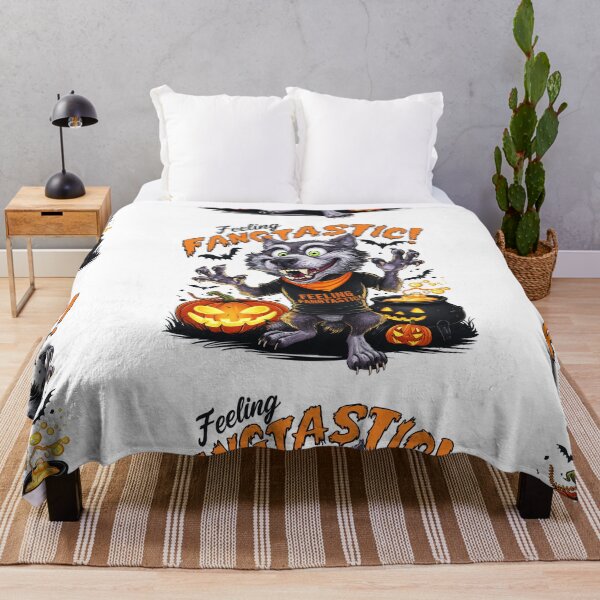 Item preview, Feeling Fangtastic – Spooky Puppy Halloween Design designed and sold by asprse.
