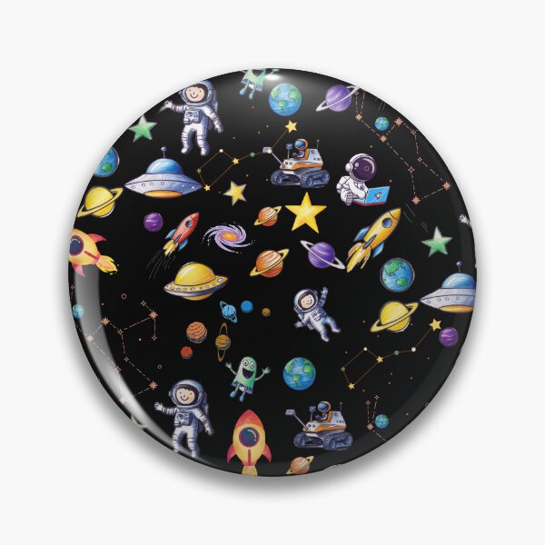 Item preview, space adventure seamless pattern designed and sold by SN-art-design.