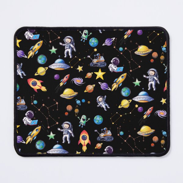 Item preview, space adventure seamless pattern designed and sold by SN-art-design.