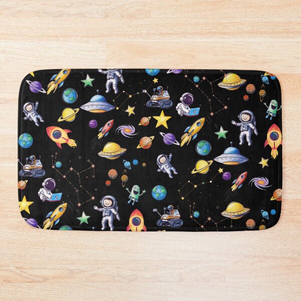 Item preview, space adventure seamless pattern designed and sold by SN-art-design.
