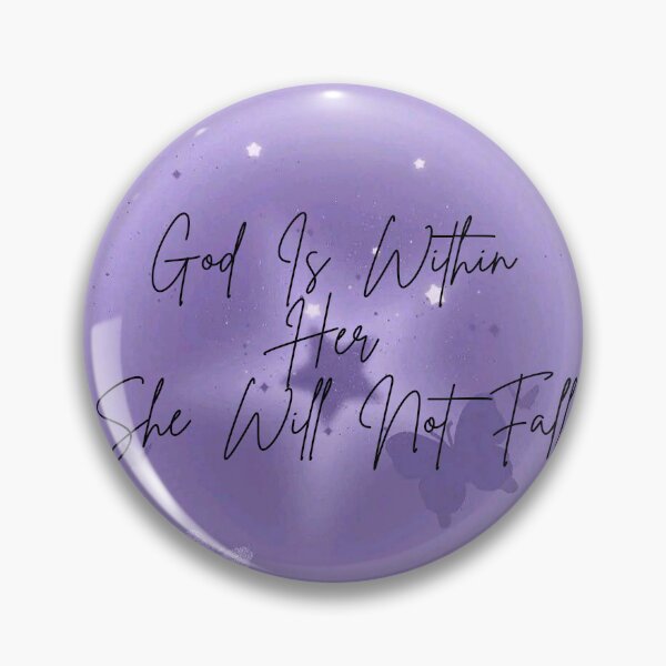 Item preview, God is within her, she will not fall designed and sold by ArtsOfWonder.