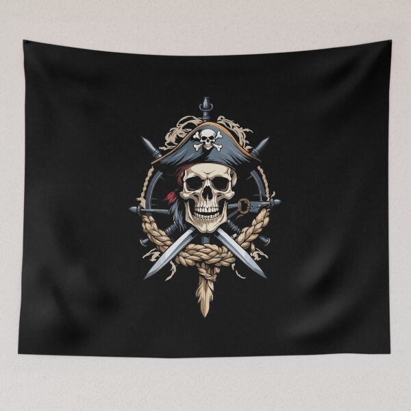 Item preview, Pirate Flags Skull Jolly Roger Pirate Costume designed and sold by LuminOrb.