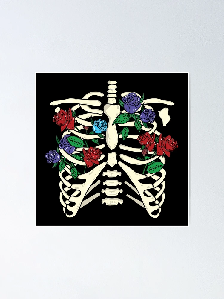 Thumbnail 1 of 3, Poster, Flower Ribs designed and sold by TeeLabDesign.