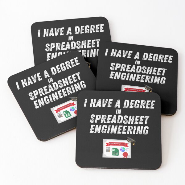 Item preview, Certified Spreadsheet Engineer: Master of Data and Formulas designed and sold by UN-FUR-GETTABLE.