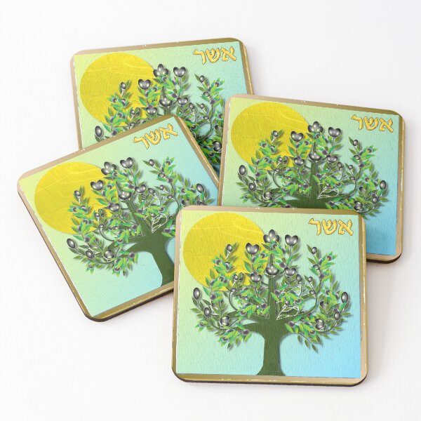 Item preview, 12 Tribes of Israel Asher designed and sold by Lee Hiller Designs.