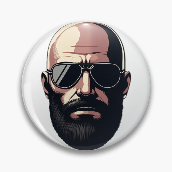 Item preview, Bald Man Wearing Sunglasses designed and sold by GeneralDaily.