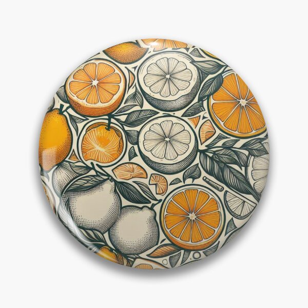 Item preview, Citrus Delight Pattern - Kitchen Decor designed and sold by SipandStan.