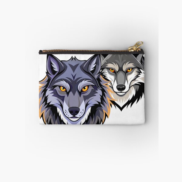 Item preview, Faces of 2 wild wolves designed and sold by flashcompact.