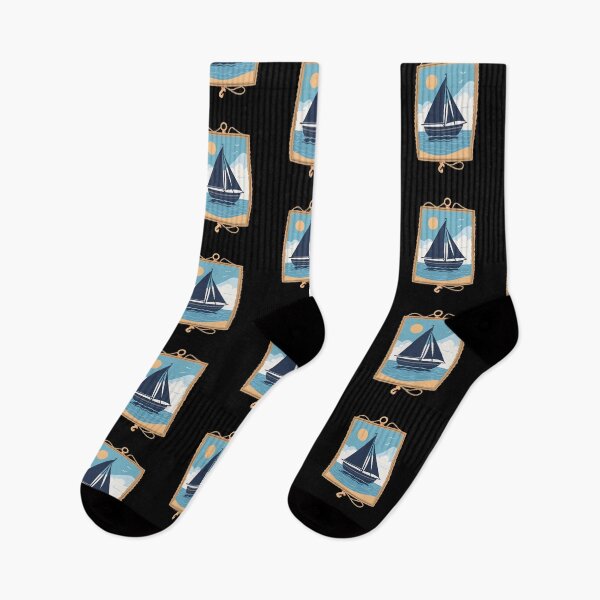 Item preview, Maritime Sailboat By The Sea Mural designed and sold by LuminOrb.