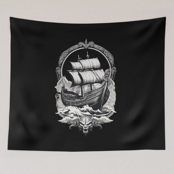Item preview, Adventurous Viking Journey On The High Seas designed and sold by LuminOrb.