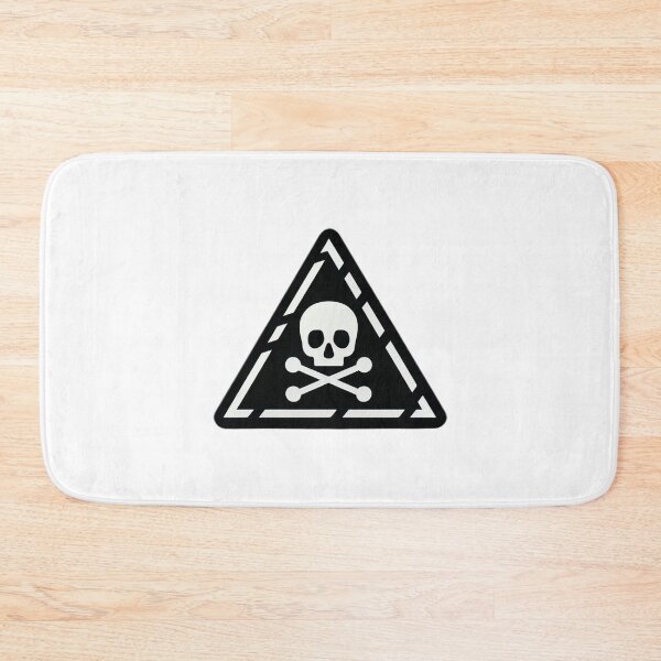 Item preview, Skull and Bones Warning Sign designed and sold by GeneralDaily.