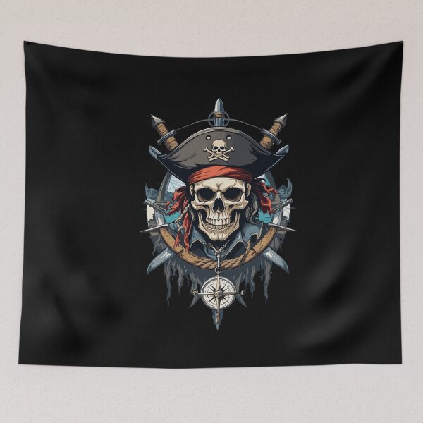 Item preview, Pirate Flags Skull Jolly Roger Pirate Costume designed and sold by LuminOrb.