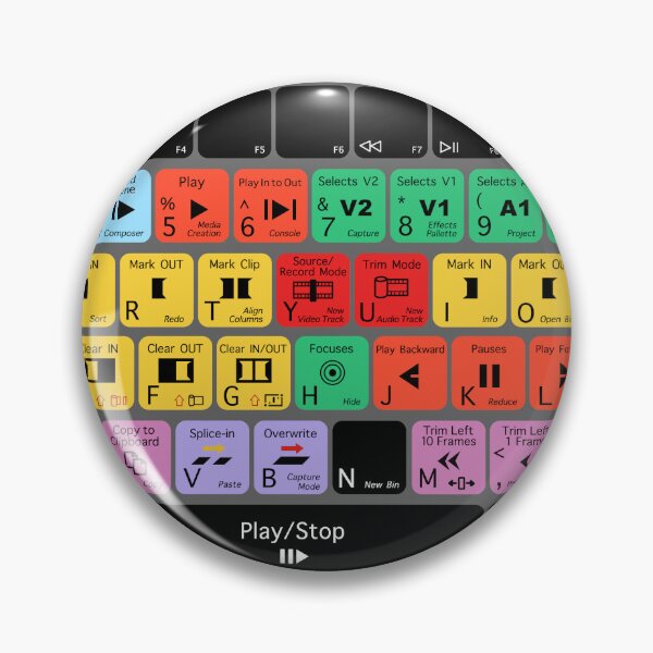 Item preview, AVID Media Composer Shortcut Keyboard designed and sold by Loren-Fay13.