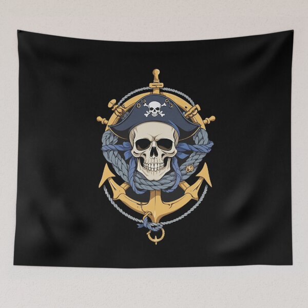 Item preview, Pirate Flags Skull Jolly Roger Pirate Costume designed and sold by LuminOrb.